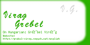 virag grebel business card